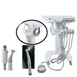 Riunito dentale 4 fruste + ablatore piezoelettrico led +compress