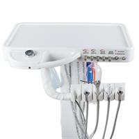 Riunito dentale 4 fruste + ablatore piezoelettrico led +compress