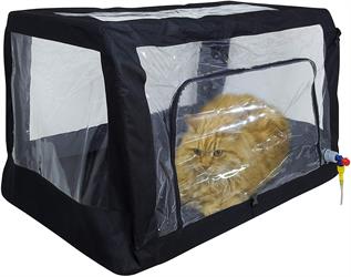 Gabbia ossigenoterapia media dim.: 60 x 45 x 45 cm.