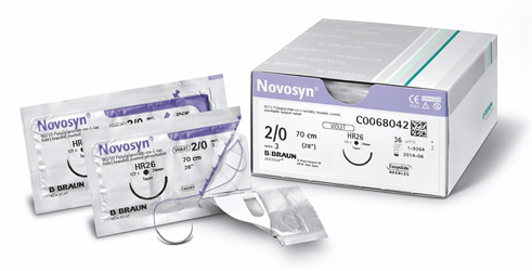 Novosyn Viola EP 1,5 USP 4/0 Ago tondo 22 mm 70 cm