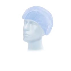 Cuffie monouso Suavel Astrid tnt c/elastico azzurre conf.100 pz.