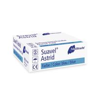 Cuffie monouso Suavel Astrid tnt c/elastico azzurre conf.100 pz.