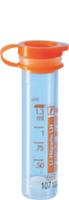 Microprovetta 1,3 ml litio-eparina col. arancio